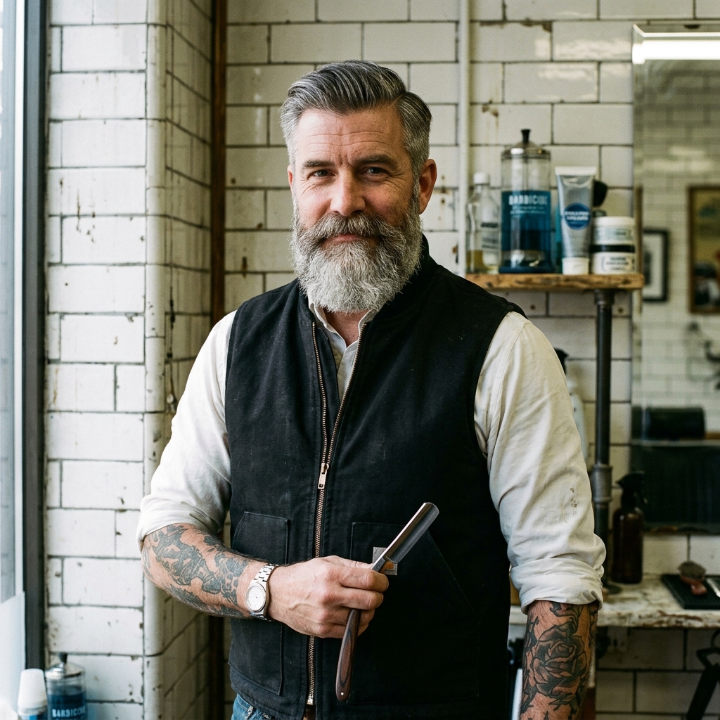 Keith, master barber